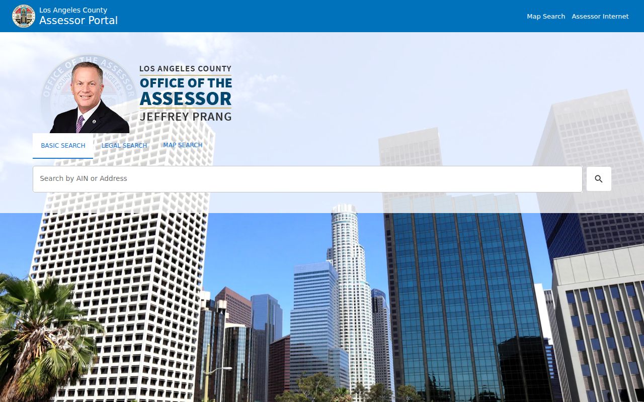 Walnut residents directory view of Los Angeles County assessor parcel search
