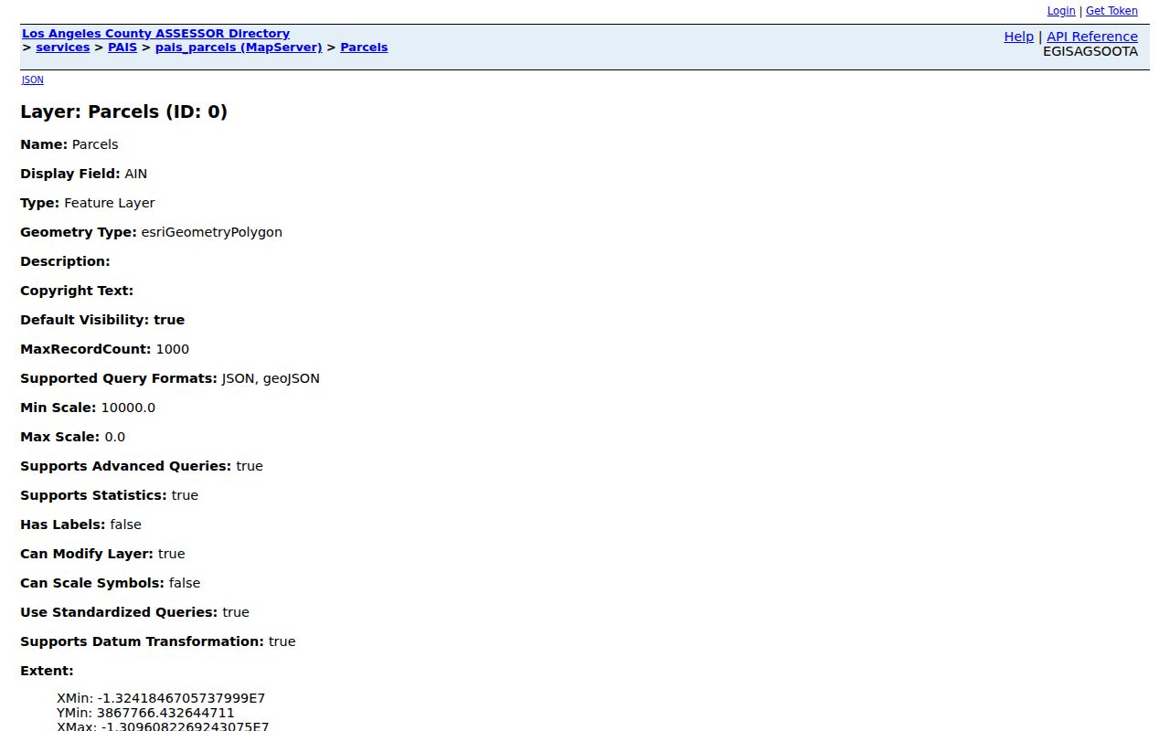 Walnut street directory assessor portal search fields for an address and AIN